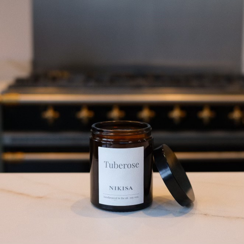 Tuberose soy wax candle