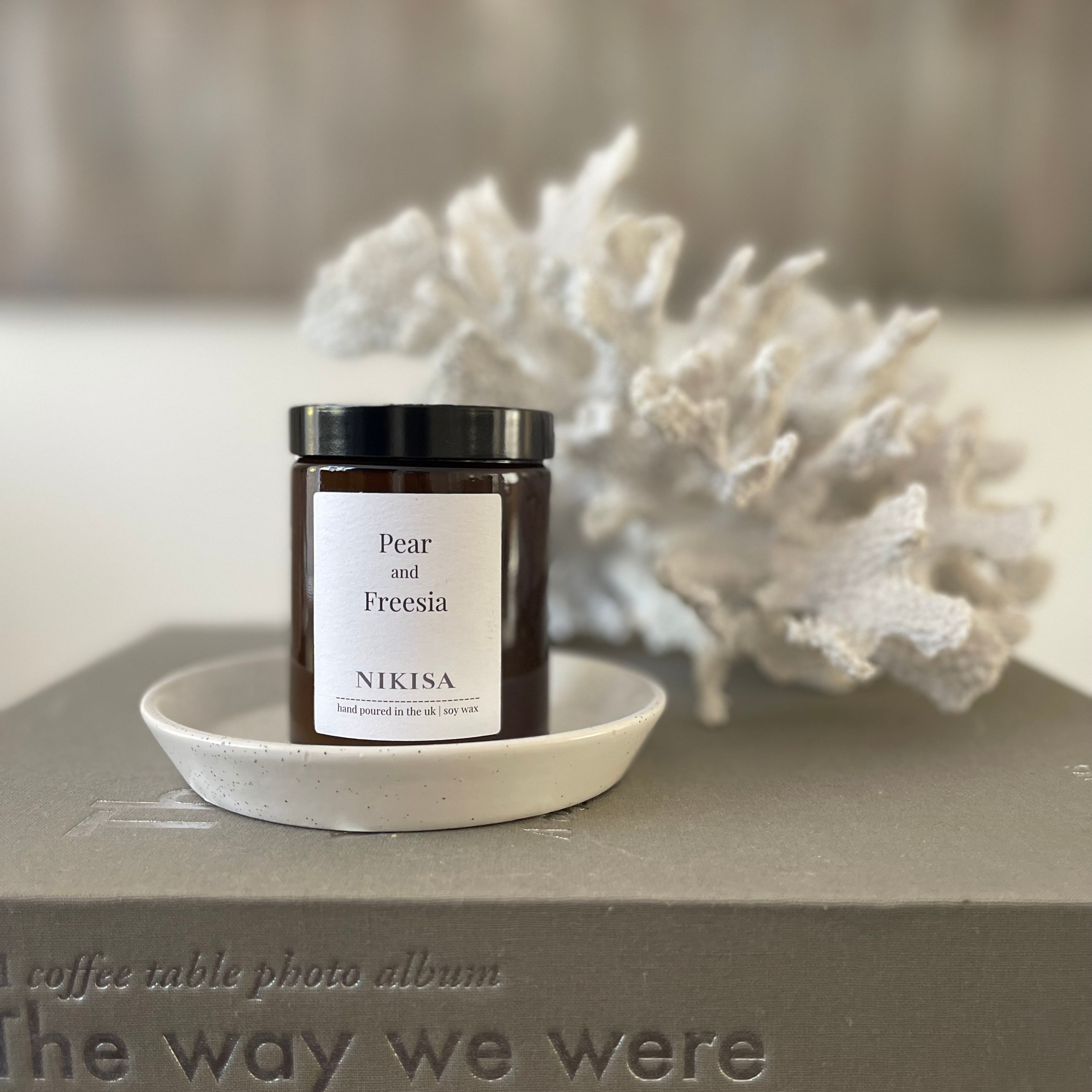 Pear and Freesia Soy Wax Candle