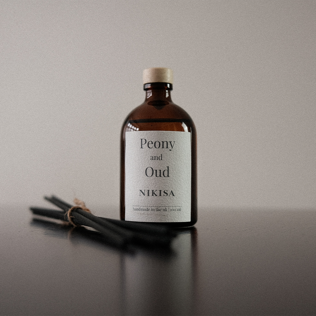 Peony and oud reed diffuser 