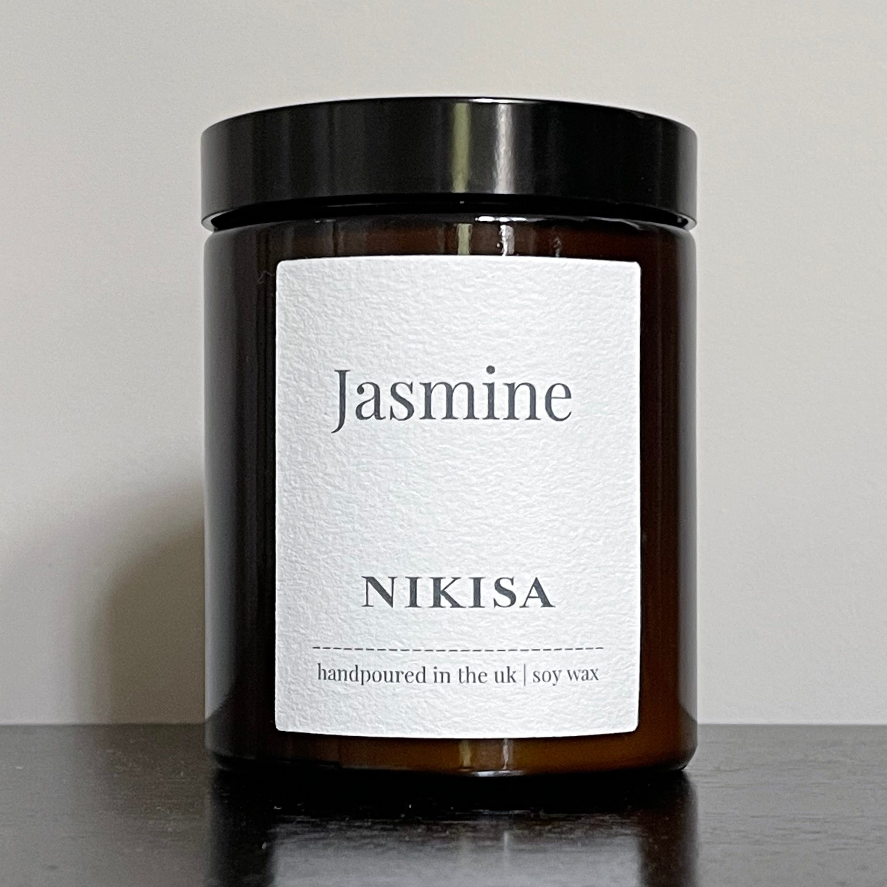Jasmine soy wax candle