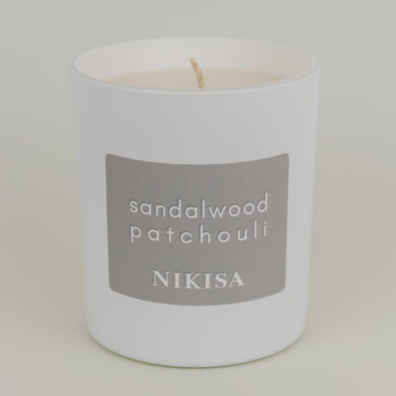 Sandalwood and Patchouli Essential Oil Candle (30cl)